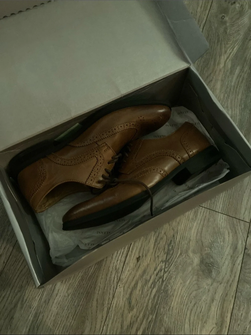 Men’s Derby Oxfords in Silver